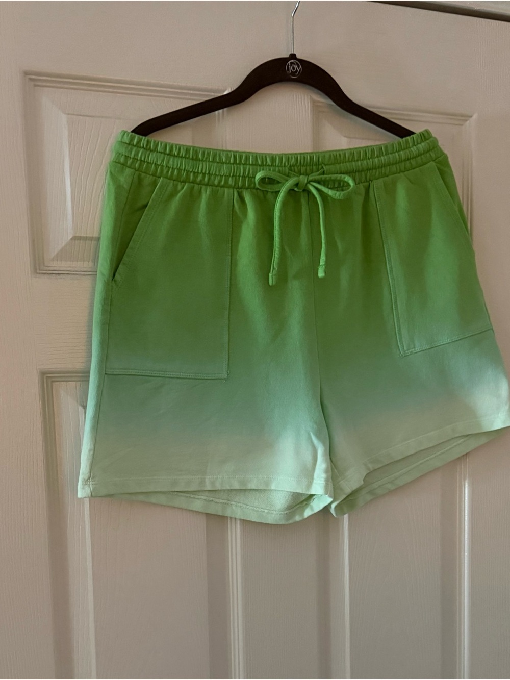 Zenana Women’s Mint Ombre Drawstring Shorts